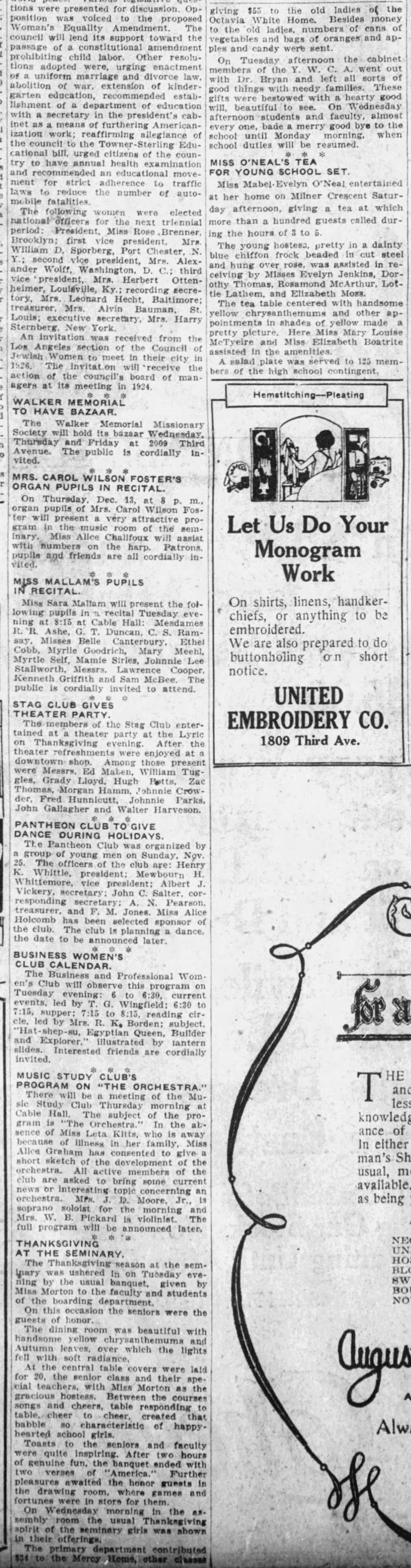 Thanksgiving at the Seminary